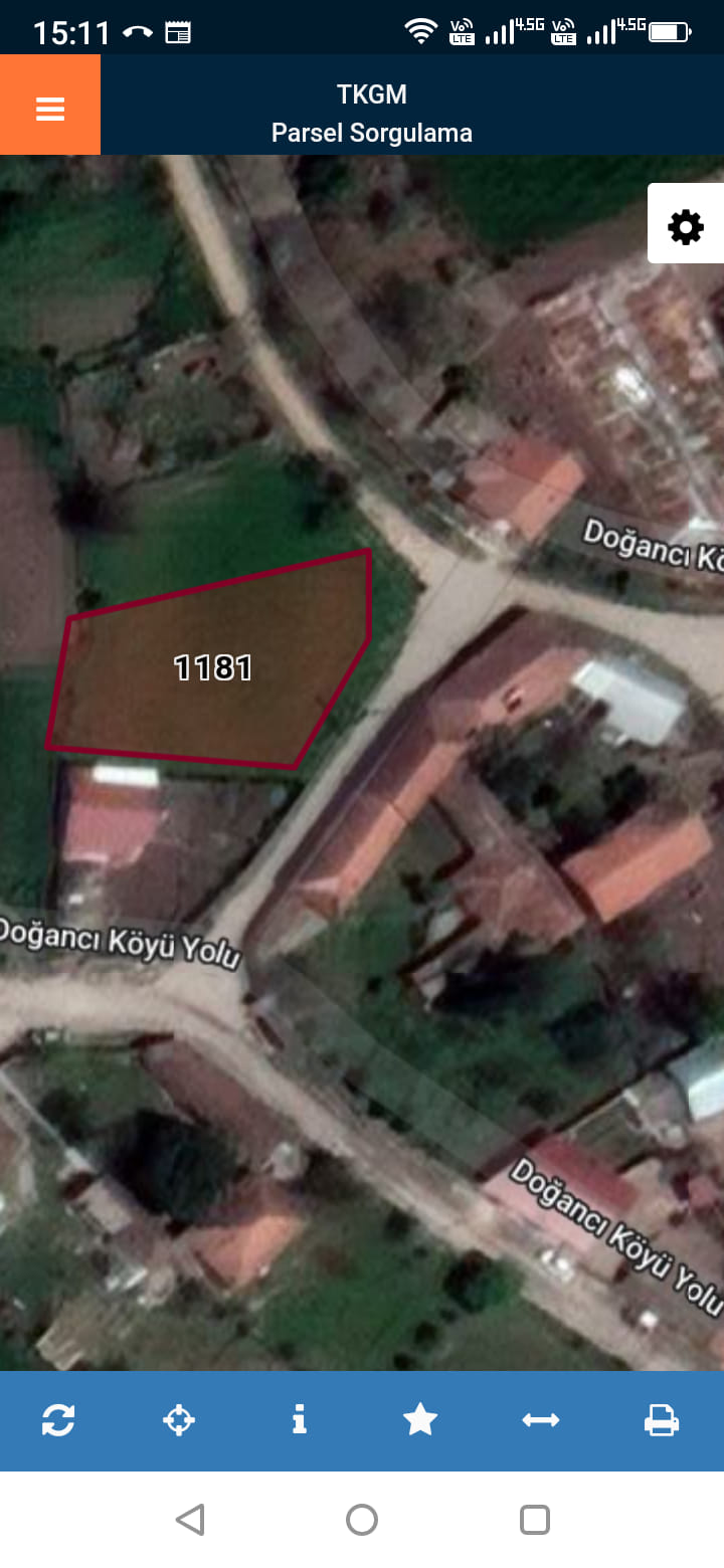 Çanakkale / Biga Satılık Arsa -  Doğancı Köyü İçi  632 m2 imarlı